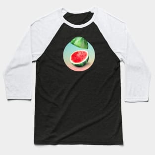 Watermelon Halves Baseball T-Shirt